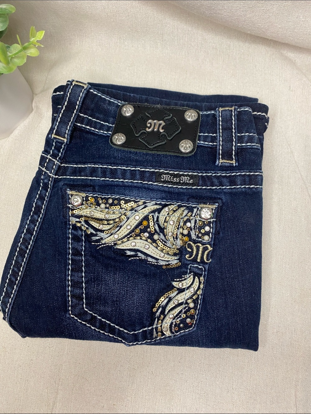 Miss Me Dark Wash Bootcut Jeans